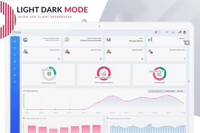 MojoCP Light Dark Mode - Streaming Pulse Inc.