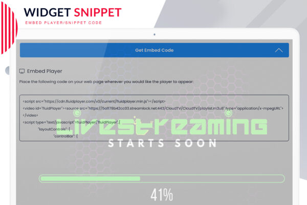 Player Integration Code - Streaming Pulse Inc.