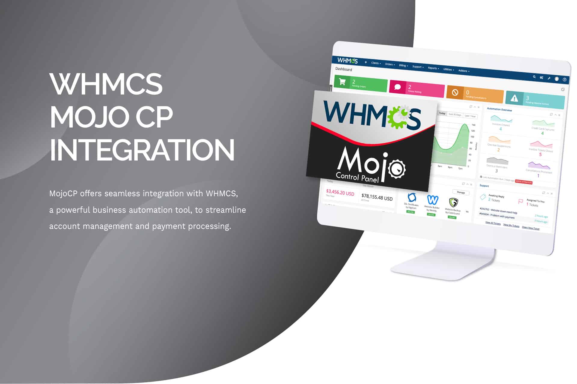 MojoCP WHMCS Integration