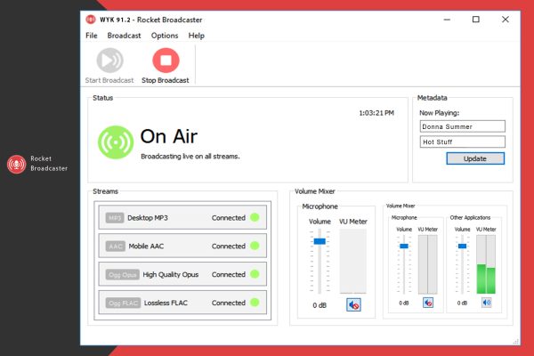 Rocket Streambot Rocket Broadcaster - Streaming Pulse Inc.