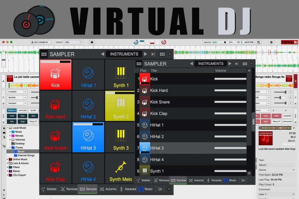 Virtual DJ 8 Sampler: A versatile tool