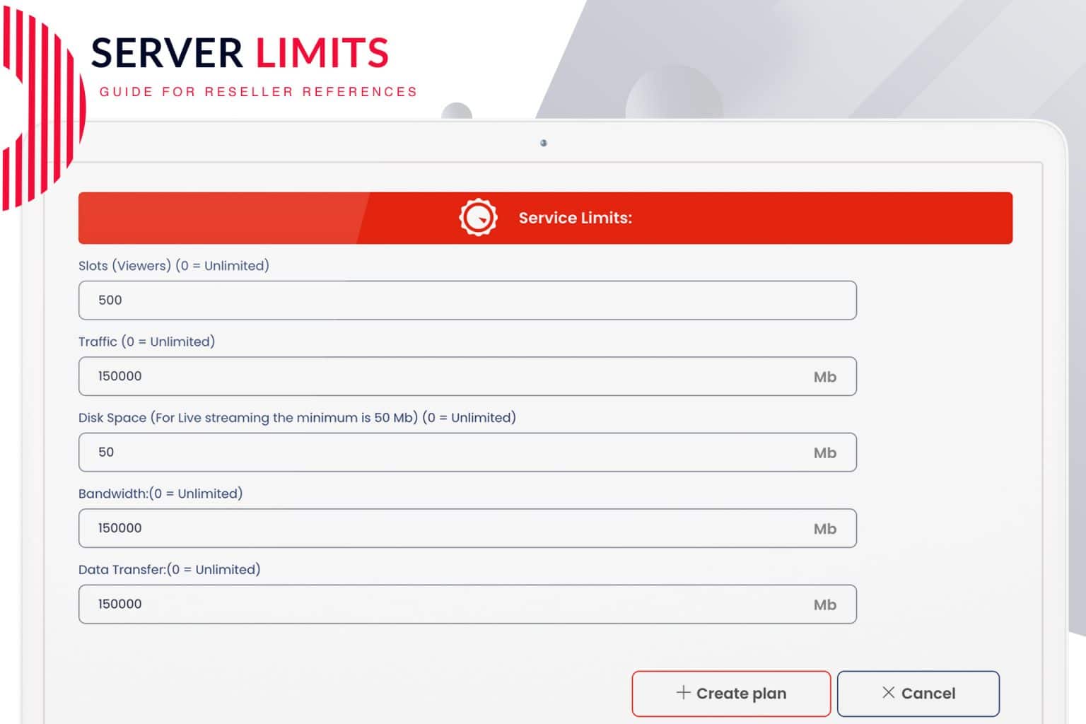 Service Limits - Streaming Pulse Inc.