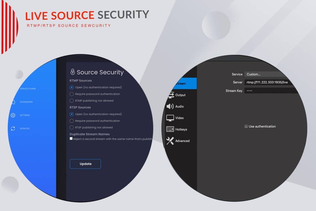 RTMP Sources Security