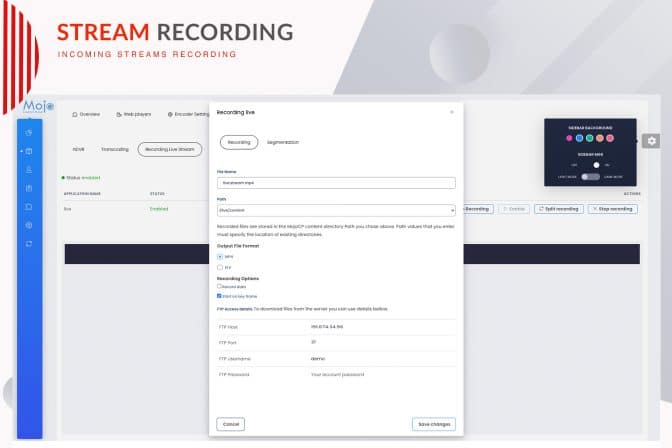 Stream Recording - Streaming Pulse Inc.