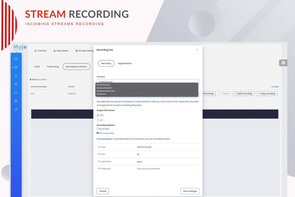 Stream Recording - Streaming Pulse Inc.