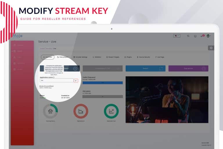Modify Stream Key - Streaming Pulse Inc.