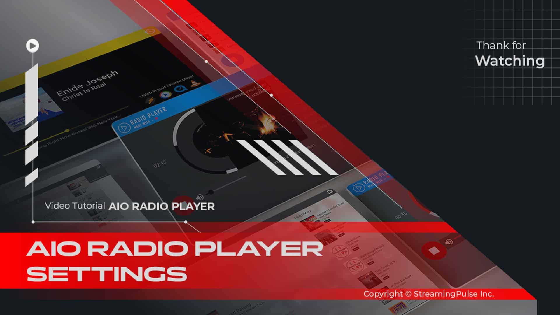 AIO Radio Player Tutorial Settings