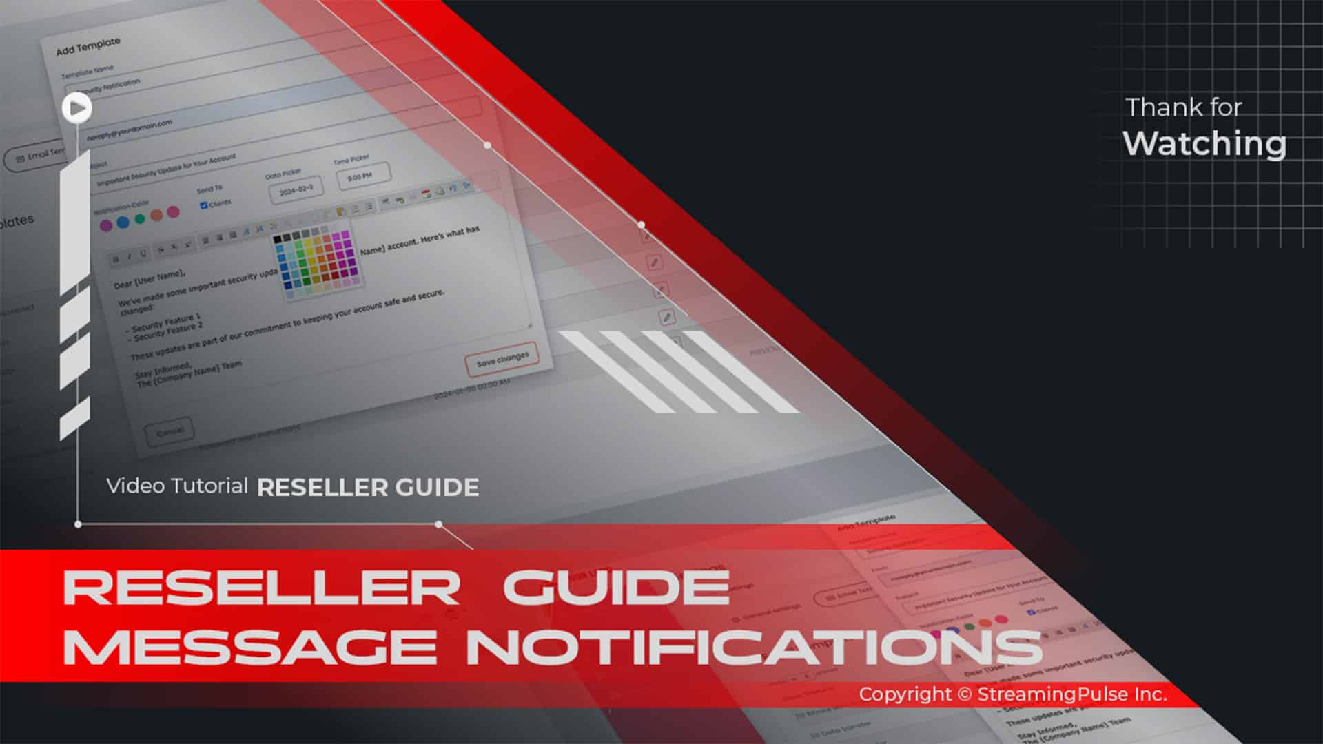 MojoCP Reseller Guide Message Notifications