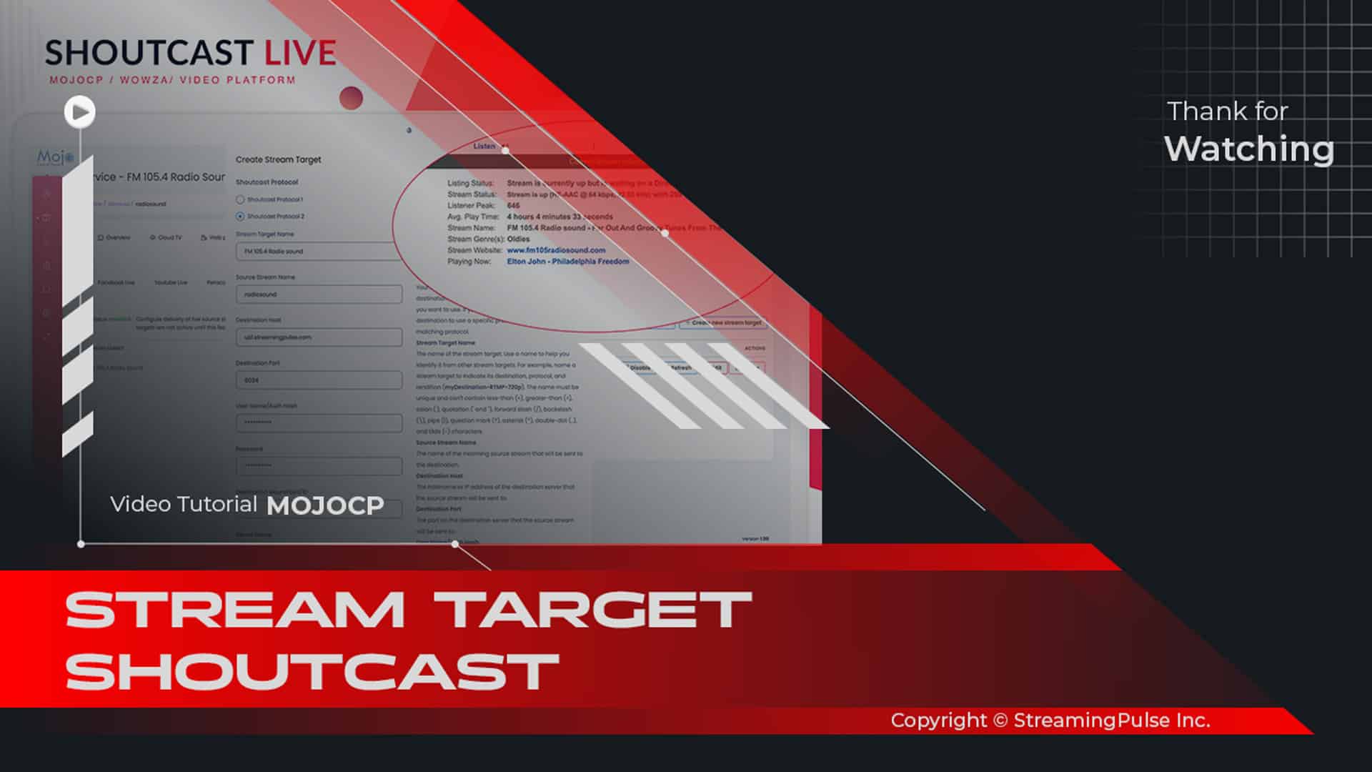 SHOUTcast Stream Target
