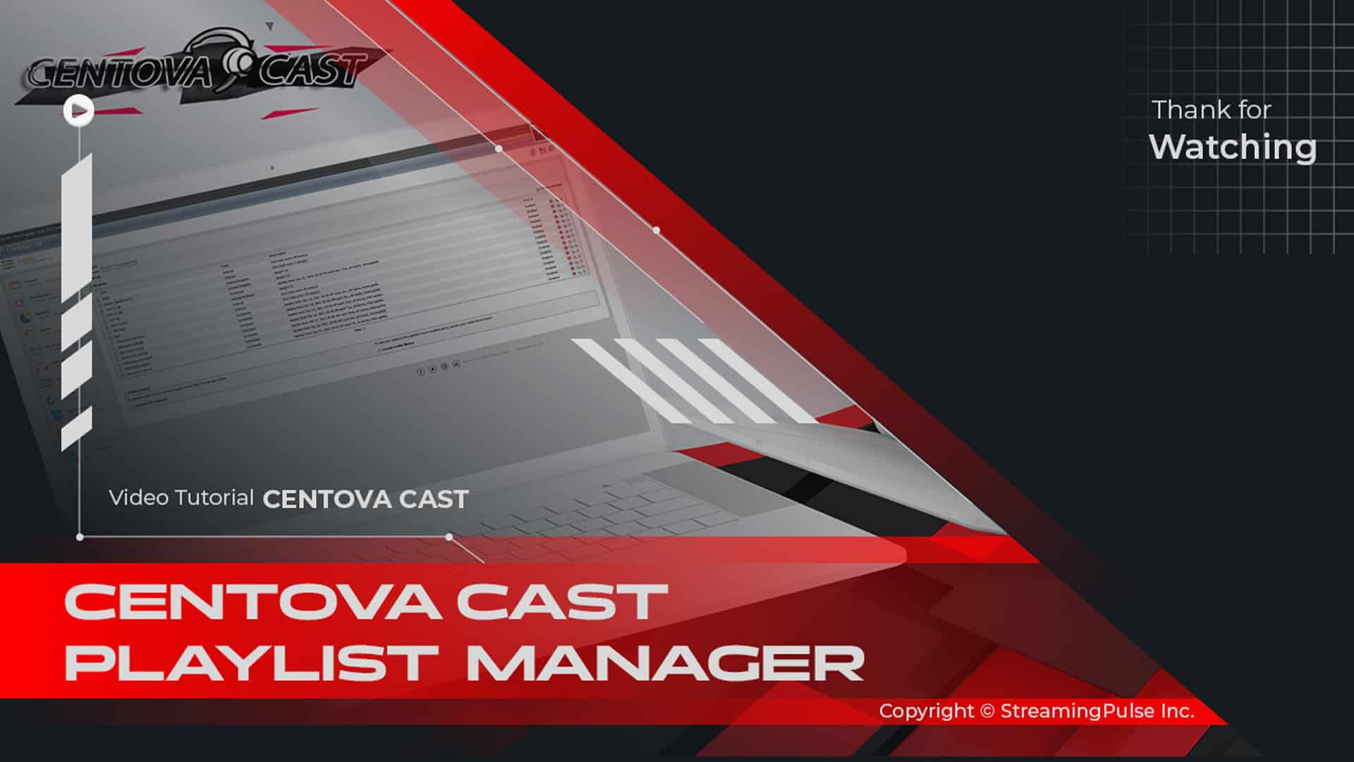 Centova Cast Playlist Manager